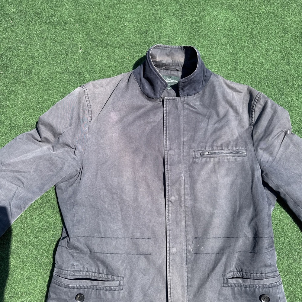 Rodd & Gunn Jacket‎ Armitage Work Coat Womens Size M Black Wax Harrington - Picture 4 of 12